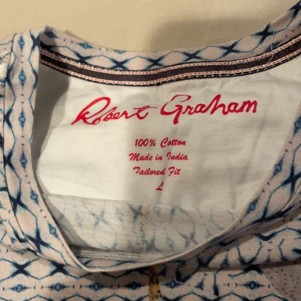 Robert Graham Large Multi Colored Tee - image 2
